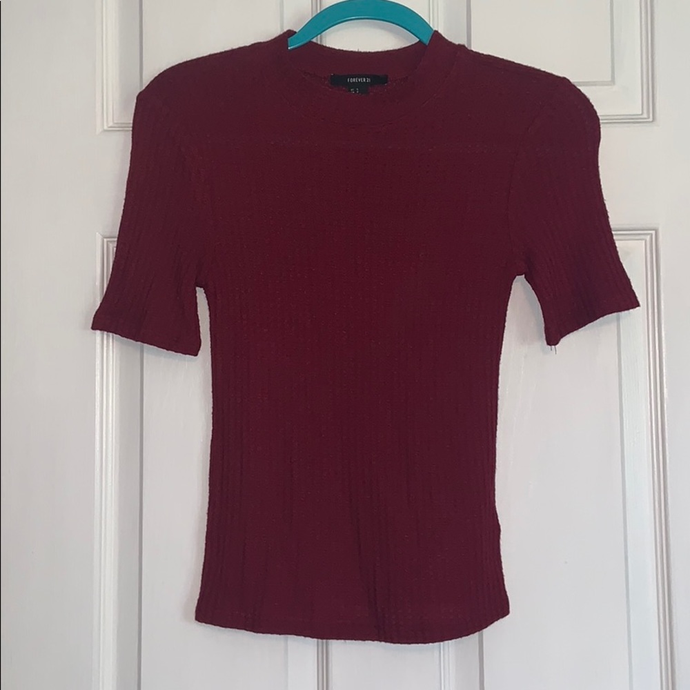 Red sweater shirt